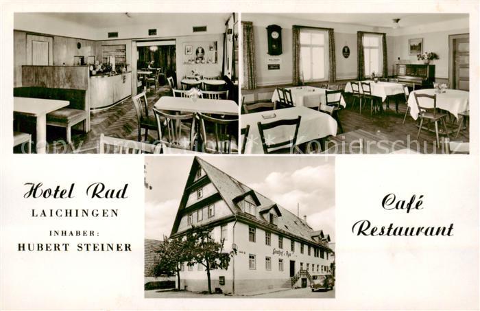 Laichingen Alb-Donau-Kreis BW Hotel Rad Cafe Restaurant Gastraeume