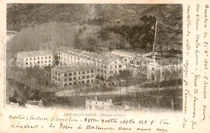 Amelie-les-Bains-Palalda 66 Hopital militaire