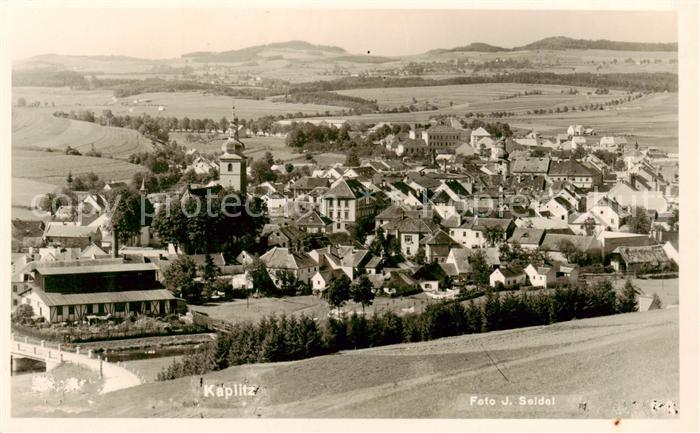 Kaplitz Kaplice CZ Panorama
