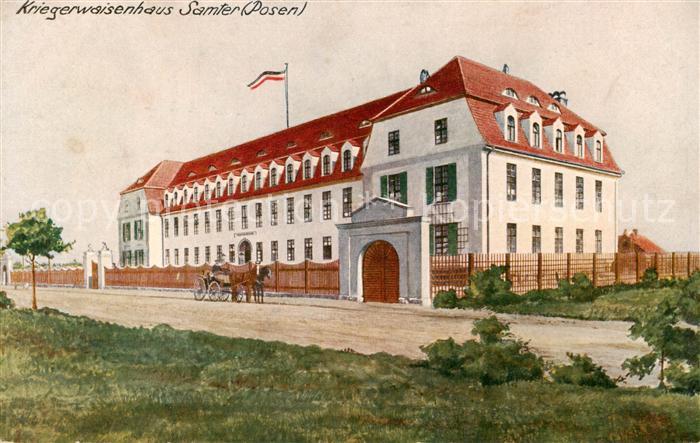Posen Poznan Kriegerwaisenhaus Samter