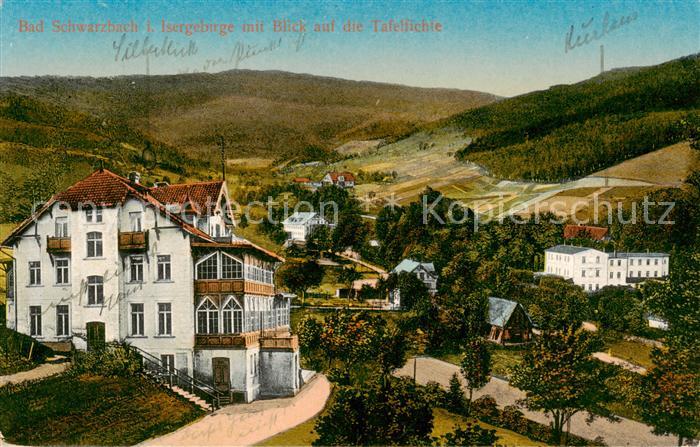 Bad Schwarzbach Flinsberg Swieradow Zdroj Bad PL mit Blick auf die Tafelfichte