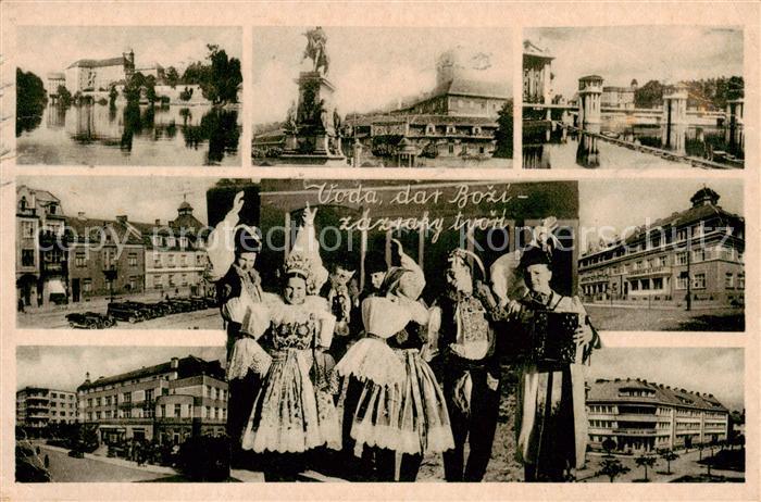 Bad Podiebrad Podebrady CZ Teilansichten Folkloregruppe