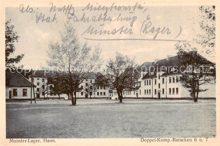 Munster  Truppenuebungsplatz Munsterlager Doppel Komp Baracken 6 und 7