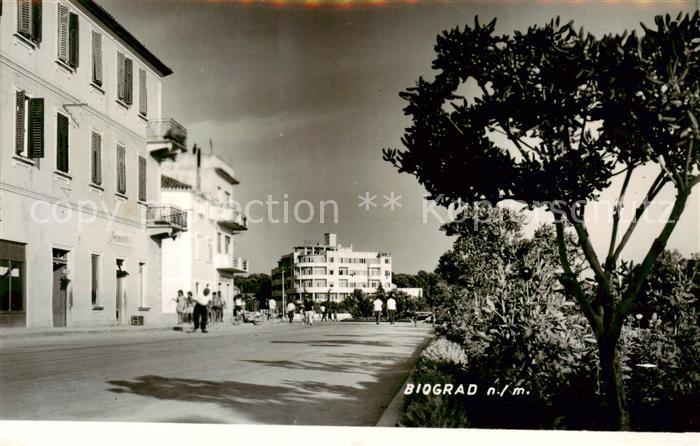 Biograd na Moru Croatia Strassenpartie