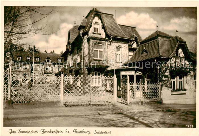 Rumburg Rumburk CZ Gau Sanatorium Frankenstein