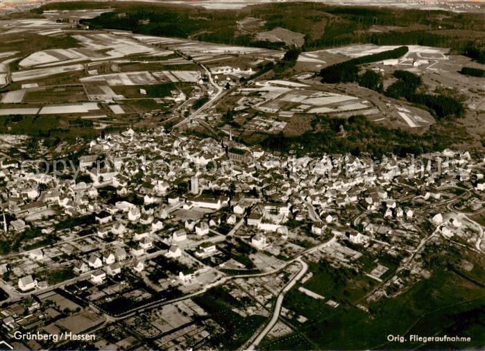 Gruenberg  Hessen Fliegeraufnahme