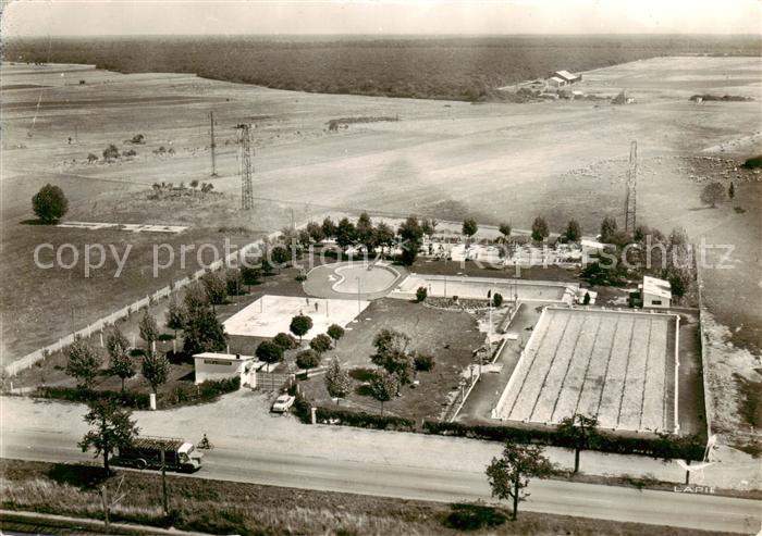 Rixheim La Piscine A l’Aerodrome sur RN Bar le Duc Bale Bassin Olympique Vue aer