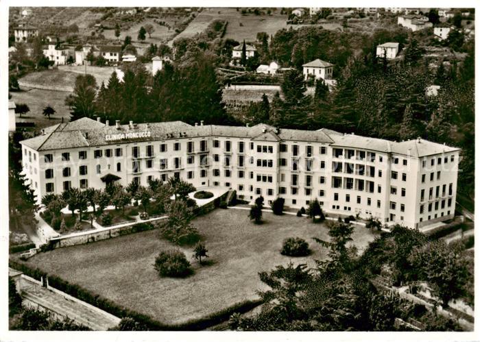 Moncucco Lugano Lago di Lugano TI Clinica Luganese Fliegeraufnahme