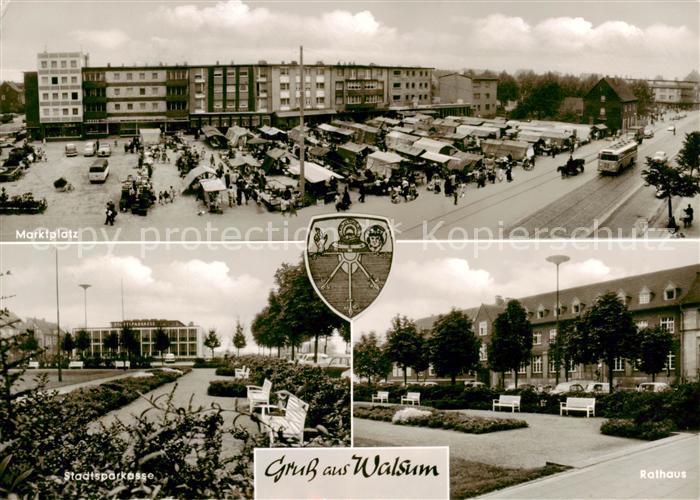 Walsum Duisburg Marktplatz Stadtsparkasse Rathaus