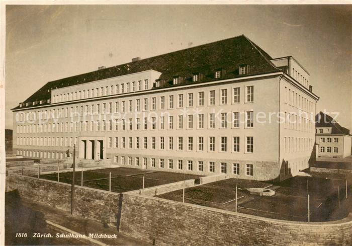 Zuerich ZH Schulhaus Milchbuck