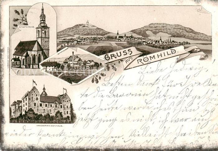 Roemhild Stadtkirche Kriegerwaisenhaus