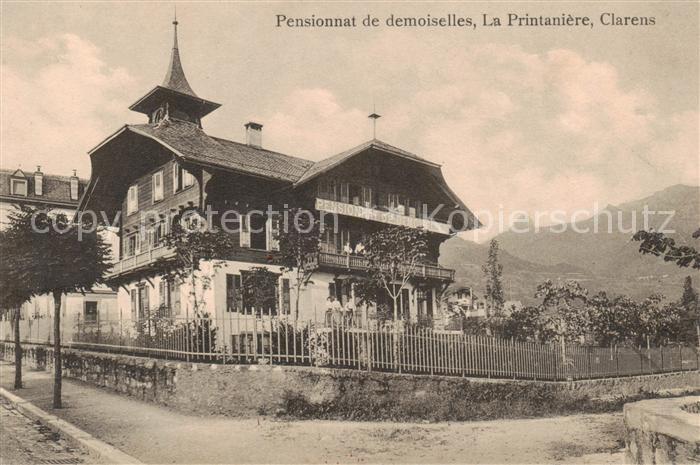 Clarens  Montreux VD Pensionnat de demoiselles La Printanniere