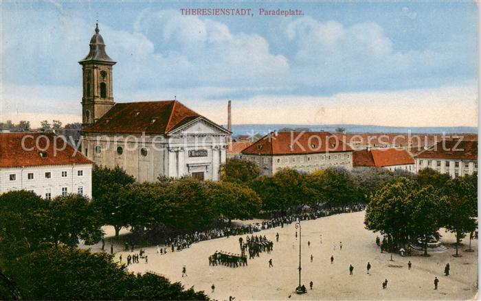 Theresienstadt Terezin CZ Paradeplatz