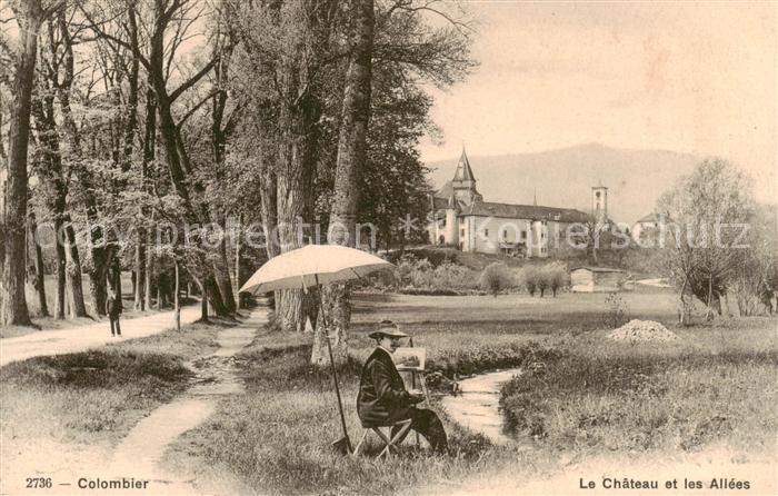 Colombier  NE Le Chateau et les Allees