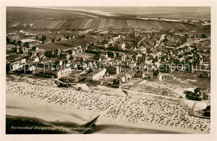 Wangerooge Wangeroog Nordseebad Fliegeraufnahme