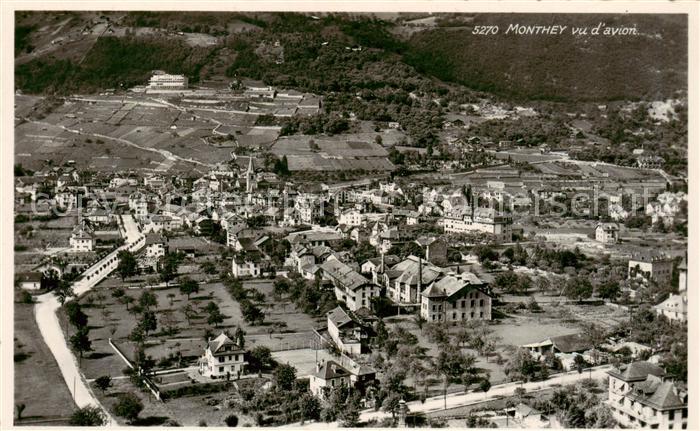 Monthey VS Fliegeraufnahme