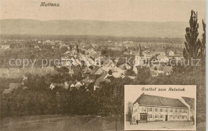 Muttenz BL Panorama Gasthof zum Rebstock
