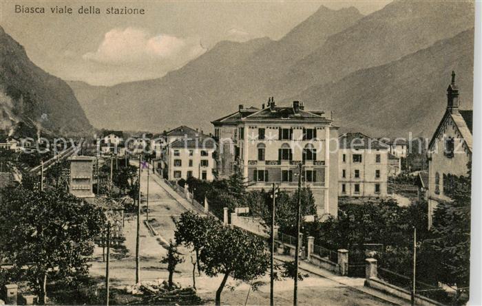 Biasca TI Viale della stazione