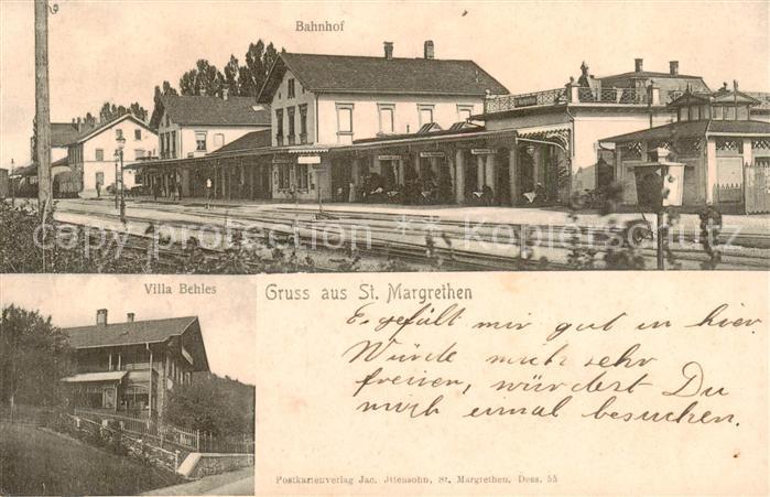 St Margarethen  SG Bahnhof Villa Behles