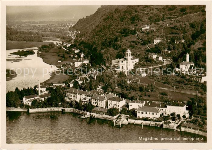 Magadino TI Fliegeraufnahme
