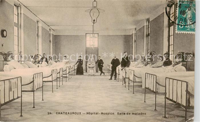 Chateauroux 36 Indre Hôpital Hospice Salle de malades