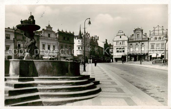 Nemecky-Brod Havlickuv Brod Deutsch-Brod CZ Namesti Stadtplatz Brunnen