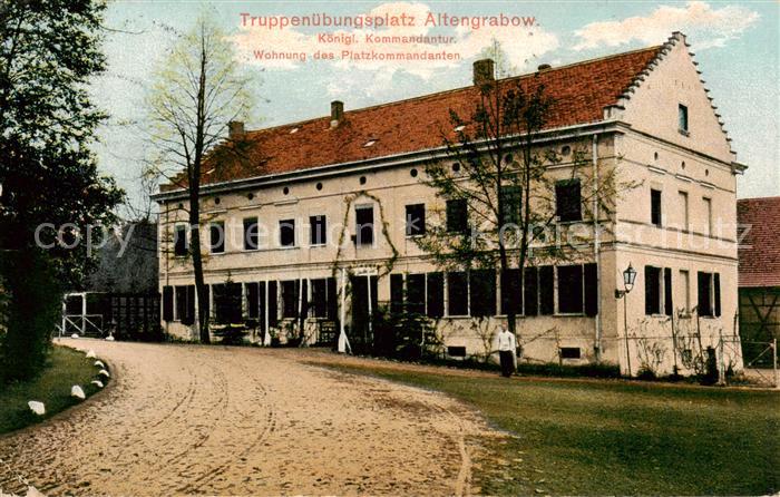 Altengrabow Truppenuebungsplatz Koenigliche Kommandantur