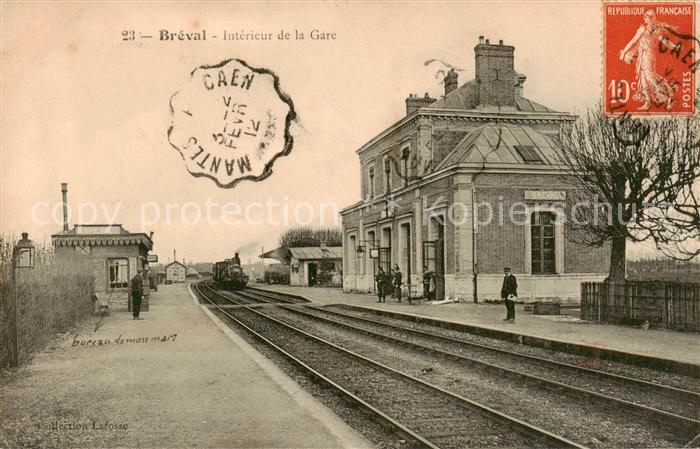 Breval 78 Yvelines Intérieur de la Gare