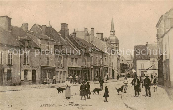 Artenay 45 Loiret Rue du Commerce