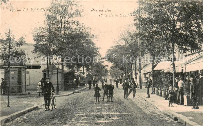 La Varenne  Saint Hilaire 94 Val-de-Marne Rue du Bac Place de la Gendarmerie