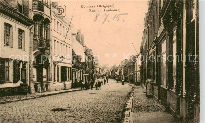 Comines-Warneton Belgie Rue du Faubourg