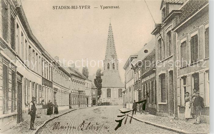 Staden  West-Vlaanderen Belgie Yperstraat