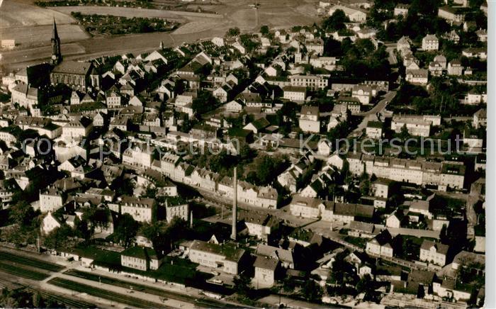 Muenchberg  Oberfranken Fliegeraufnahme