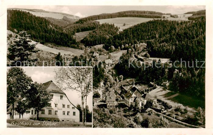 Gremmelsbach Triberg Panorama Gasthaus zur Staude