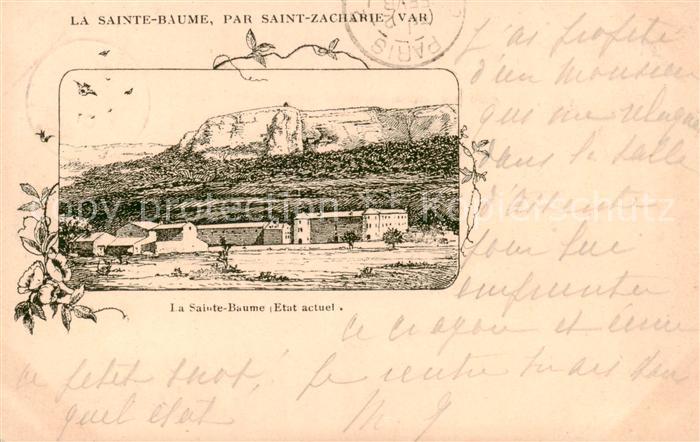La Sainte Baume Dessin Kuenstlerkarte