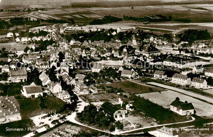 Simmern Hunsrueck Original Fliegeraufnahme