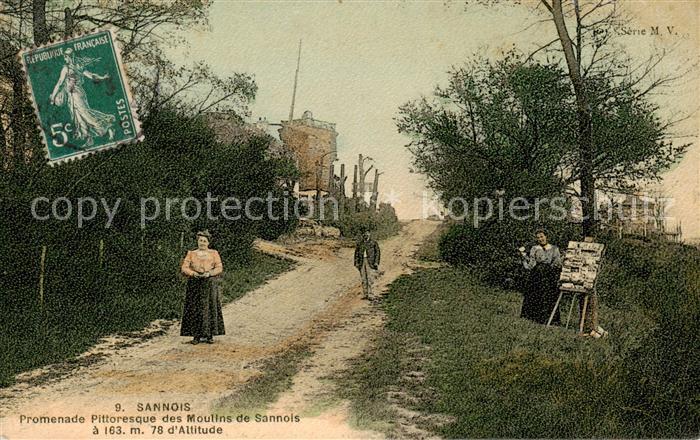 Sannois 95 Val-d Oise Promenade pittoresque des Moulins de Sannois