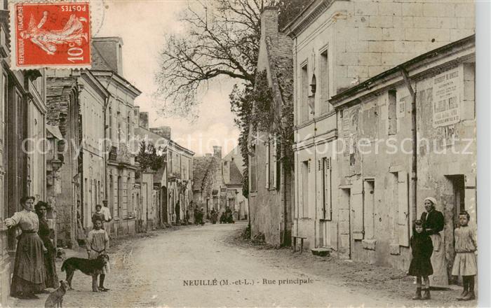 Neuille 49 Maine-et-Loire Rue principale