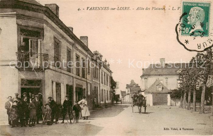 Varennes-sur-Loire 49 Maine-et-Loire Allée des Platanes