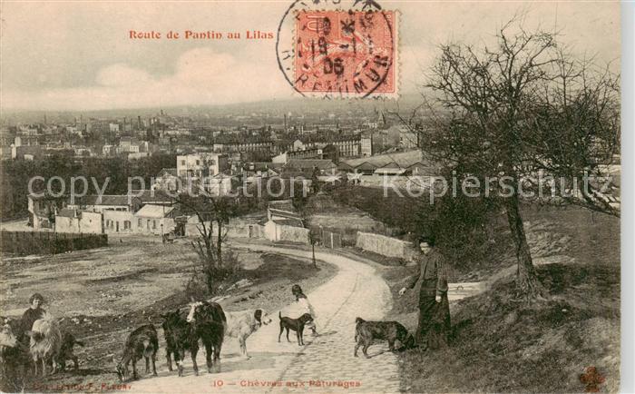 Les Lilas 93 Seine-Saint-Denis Route de Pantin au Lilas