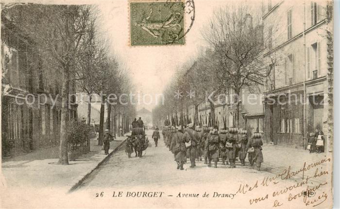 Le Bourget 93 Seine-Saint-Denis Avenue de Drancy Militaire