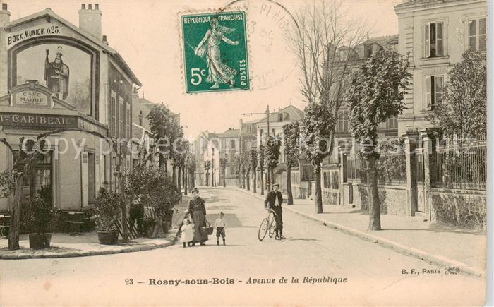 Rosny-sous-Bois 93 Seine-Saint-Denis Avenue de la République
