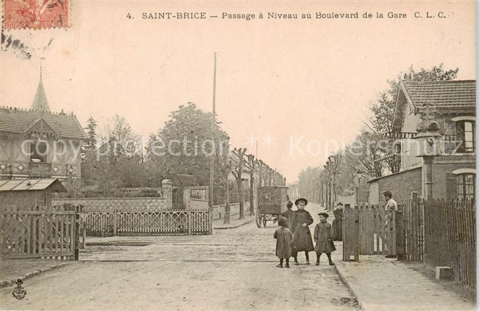 Saint-Brice-sous-Foret Passage a Niveau au Boulevard de la Gare CLG