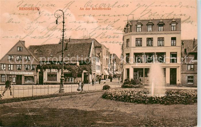 Rendsburg Schleswig-Holstein An der Schiffbruecke