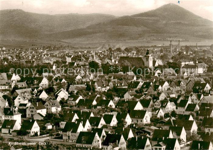 Kirchheim  Teck Fliegeraufnahme