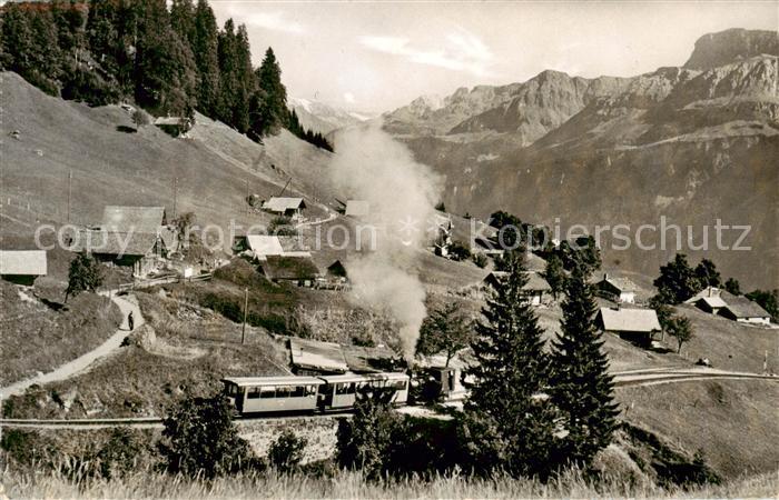 Planalp 1350m Brienz BE Panorama Bergdorf Berner Alpen