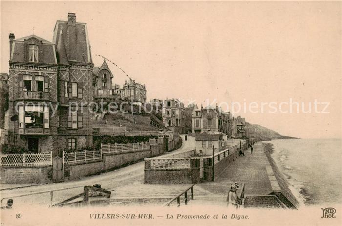 Villers-sur-Mer 14 Calvados La Promenade et la Digue
