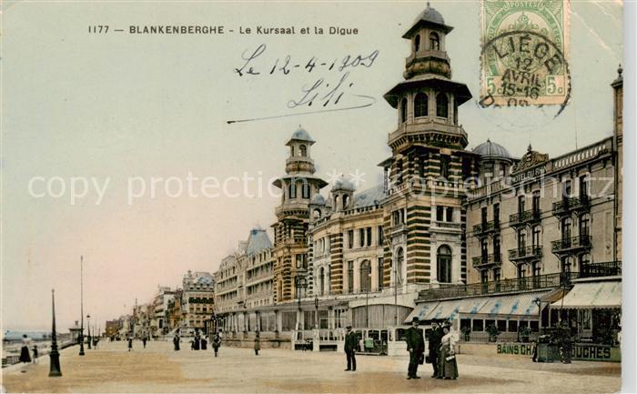 Blankenberghe Le Kursaal et la Digue