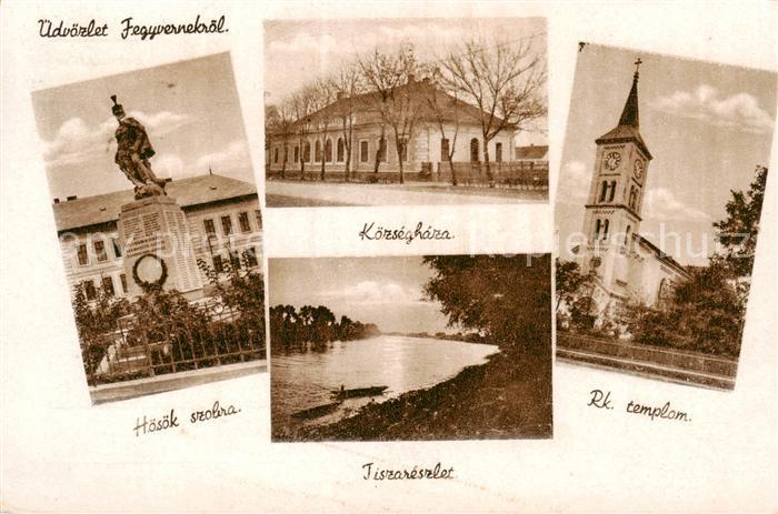 Fegyvernek HU Hoesoek szobra Koezseghaza Tiszareszlet Templon
