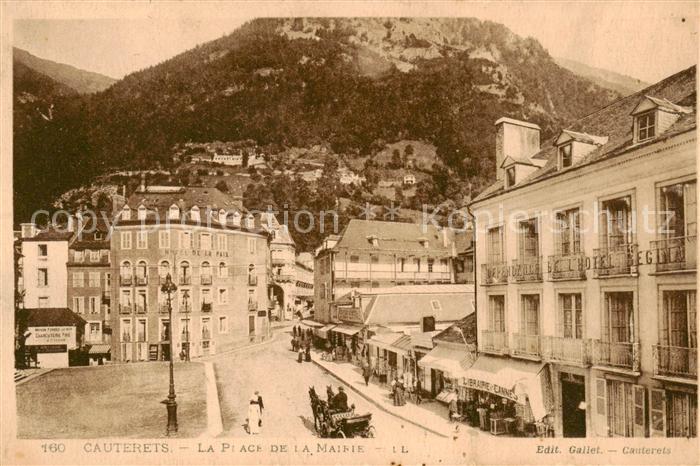 Cauterets 65 Hautes-Pyrenees Place de la Mairie